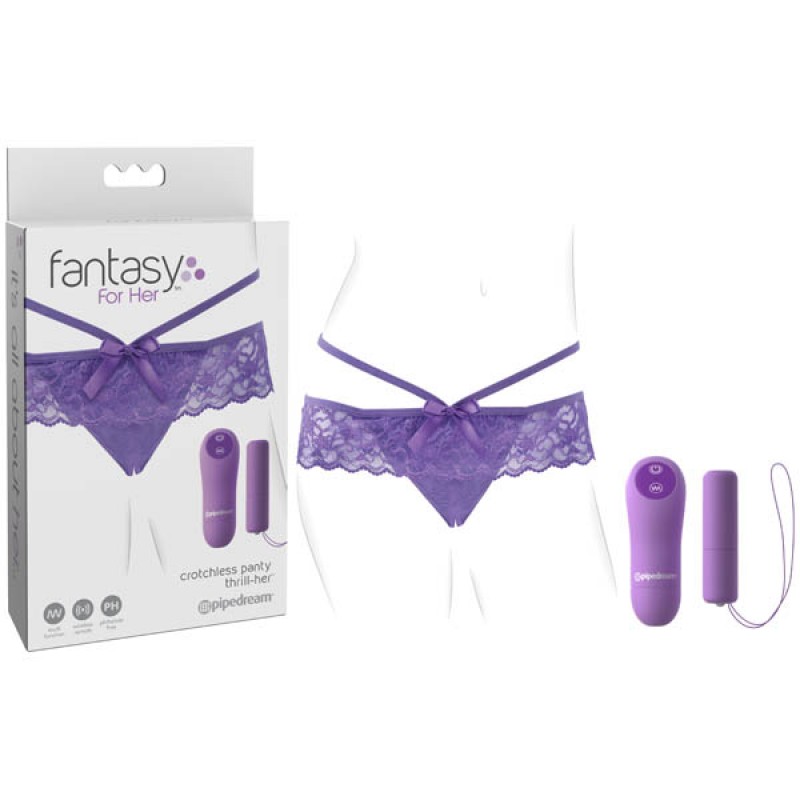 PipeDream Fantasy For Her Crotchless Panty Thrill-Her